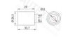 AUTEX 654216 Deflection/Guide Pulley, timing belt